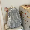 Nueva Mochila Escolar Fresca y Sencilla Estilo Coreano para Niñas, Versátil para Estudiantes de Secundaria y Preparatoria, Adecuada para la Clase y Mochila de Viaje