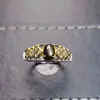 Venta al por mayor de fábrica Popular Anillo de Zafiro Starlight Natural Plata S925 Incrustado Piedra Principal 5*7 Fábrica de Joyería Venta Directa