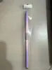 Pluma de Uñas para Tallado de Cristal con Mango Metálico de 8 Anillos Transfronteriza, Pluma de Cristal para Extensiones de Tallado Tridimensional Gradiente de 8 Anillos