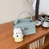 Bolsa Quadrada Pequena Nova Estilosa com Fivela de Trava para a Primavera de 2026, Nova Bolsa de Mão Casual e Moderna, Bolsa Transversal Fashion para o Dia a Dia