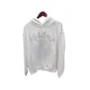 Original éxito de taquilla de ultramar 450G sudadera con capucha de terciopelo para pastel grueso para hombre estampado de espuma araña sudaderas Sp5der