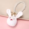Handmade DIY Malha Terminada Dos Desenhos Animados Pingente Pato Sapo Urso Chaveiro Bolsa Bolsa Acessórios
