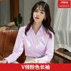 Primavera y Verano Nueva Camisa Blanca de Manga Larga para Mujer Profesional Formal Manga Corta Ropa de Trabajo Traje Camisa Top Elegante
