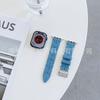 Adecuado para Apple watch Apple watch Ultra9876 Nueva correa de silicona con hebilla de pasador patrón H 20mm22mm
