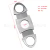 Tijeras para Cigarros de Acero Inoxidable Directo de Fábrica Herramienta Redonda Encendedor de Cigarros Pinzas para Cigarros Set de Suministros Tijeras para Cigarros