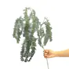 Simulação de Folha de Pinheiro Canadense Decoração de Parede de Plantas para Auditório de Casamento Folha Artificial Arranjo de Sala de Casamento Arranjos Florais Ornatos