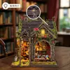 Cabana Mágica Vazia DIY Baleia Mundo Mágico 3D Montada à Mão Estante de Livros Modelo de Mesa Brinquedo para Presentes de Feriado