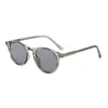 Europa y Estados Unidos gafas de sol de montura pequeña de un solo puente transfronterizas, gafas de sol de moda trendy sin maquillaje, gafas de clavo de arroz T1365 virola