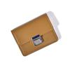 Cartera de estilo coreano para mujer, mini billetera de nicho, sencilla, portátil, elegante, con hebilla de metal, tarjetero, billetera de estudiante de moda para mujer