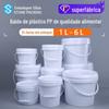 Fornecimento direto da fábrica de balde plástico para sabão em pó de 5L balde para sorvete desinfetante de 5kg 5 litros de alimento