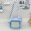 Versão Coreana de Bolsa Pequena Fresca Bidimensional para Dor Bolsa de Ombro da Moda Tendência Estudante Casual Tecido Transparente Bolsa Transversal Atacado