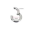 Anillo de nariz de aleación de titanio F136 de 2,5-5 mm de grosor, 8-19 mm, anillo PA, joyería para perforación de órganos reproductivos masculinos y femeninos