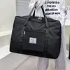 Bolsa de Armazenamento Grande Capacidade para Viagem Portátil Unissex Bolsa de Bagagem para Fitness Modelo Simples Elegante Rosa Roxo Preto