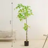 Bambú Nandina Artificial Planta Fresca en Maceta para Sala de Estar, Sala de Té, Uso Comercial, Pieza Decorativa Grande de Pie, Planta Verde Falsa para Paisajismo, Alta Simulación