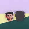 ¿Cuáles 2 pegatinas acrílicas magnéticas de chico mágico Haohai para refrigerador en stock animación de dibujos animados cuáles alrededor pegatinas magnéticas para personalización de mapas