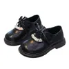 Zapatos para Niñas Zapatos de Princesa para Niños 2026 Nuevo Estilo Primavera y Otoño Niña Pequeña Moño Modernos Suela Suave Zapatos Pequeños de Piel