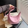 Bolso Simple de Estilo Coreano para Mujer Verano 2025 Nuevo Estilo Bolso Dumpling Casual para Viajes al Trabajo Bolso de Hombro Cruzado