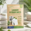 Tabletas de lavandería exclusivas transfronterizas para madres y bebés, fórmula suave a base de plantas, eliminación concentrada de manchas, sin aditivos dañinos, paquete de 30 tabletas