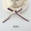 Etiquetas de Tecido com Letras Roxas, Laços de Renda, Acessórios de Tecido, Meias DIY, Decorações para Sapatos, Acessórios para Chapéus, Bolsas, Acessórios para Roupas