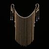 Cortina para la Cara Velos Antiguos para Cubrir el Rostro Orejas Colgantes con Borlas Tocados para Vestido Antiguo Hanfu Conjunto Completo de Joyería Accesorios Súper de Hada