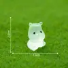 Micro-Paisaje Lindo Rinoceronte Luminoso Muñeco Lindo Jardinería Paisajismo Decoración DIY Accesorios Mini Adornos Pequeños