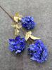Boda 3 Hortensia Copo de Nieve Flor de Simulación Morado Boda Auditorio Floral Camino de Flores Inserto de Flores Accesorios Fotográficos Suaves