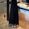 Traje de Verano para Mujer, Nuevo Traje de Dos Piezas de Encaje de Alta Gama Estilo Chinoiserie + Falda Casual de Corte A