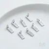 Retenção de Cor Forte Ouro 14K Preenchido Rosa Borboleta Dupla Tulipa Pequena Etiqueta DIY Corrente de Cauda Estendida Pulseira Pingente Acessórios