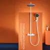 Nuevo producto ducha ducha cobre blanco mate ducha ducha set ducha lujo ligero fabricantes mejora del hogar baño 2022