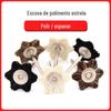 2.35 Escova de polimento de 2,35 estrelas escova hexagonal de polimento cabo reto tipo T linha de borda da escova ângulo reto costura fina e outras remoções de poeira