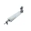 Limpiador de Cepillo Rodillo Eléctrico Ancho 500mm Línea de Transportador de Banda Runhong Limpiador de Rodillo de Cepillo de Filamento de Nylon Eléctrico