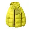 Ropa de Abrigo de Algodón con Capucha Brillante para Invierno 2025 Ropa de Abrigo tipo "Pan" Resistente al Frío y Cálida para Hombre Otoño e Invierno Ropa de Abrigo de Algodón