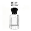 Decantador de Perfume Transparente 30ml Botella de Vidrio con Atomizador Portátil Tipo Presión Fondo Grueso Botella Vacía Cosmética Transparente
