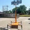 Faro Móvil LED de Elevación Iluminación Nocturna Altura Ajustable Iluminación de Emergencia para Construcción Nocturna HMF956