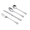 Amazon Palillos Cuchara Martillados de Acero Inoxidable Vajilla Occidental Europea y Americana para el Hogar Cuchillo y Tenedor para Bistec Engrosado Dorado y Plateado