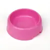 Tazón redondo para mascotas, artículos universales para mascotas, tazón individual de plástico para agua potable, tazón de comida para gatos y perros, para gatos y cachorros
