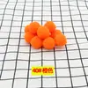 Bola de Pelo de 3 cm Colorida Alta Elasticidad Bola de Pelo Pequeña Accesorios DIY Bola de Poliéster Bola de Felpa Navideña Juguetes para Niños Zapatos y Sombreros