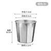 Cubo de Hielo Octagonal de Acero Inoxidable 304 Cubo Pequeño Coreano con Barra de Asa Cubo de Hielo Cubo para Cerveza Vino Tinto Cubo para Pollo Frito
