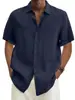 Estación Independiente Moda Masculina Transfronteriza Camisa Hawaiana de Manga Corta de Moda Camisa con Impresión Digital 3D Transfronteriza