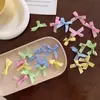 Pinza para el pelo de lazo a cuadros de color dulce Pinza de pico de pato Pulsera Pinza lateral mini para niña Pinza para el pelo Accesorios para el cabello Tocado