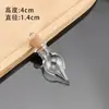 Botella de Deseos Mini Forma de Corcho Transparente Colgante Colgante Forma Pequeña Botella DIY Manualidades Hechas a Mano Vidrio