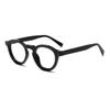 Gafas de estilo retro japonés para hombre y mujer, vint0ga de montura redonda, pin de moda y personalidad, se pueden equipar con espejo plano con graduación.