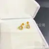 Série Pérola Zircônia Unha de Osso de Ouvido Aço Titânio Furo de Orelha Sorriso Lábio Amor Não Desbota Parafuso Stud Rotativo