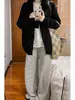 Pantalones de maternidad para otoño, nuevos pantalones de pierna ancha a rayas 2026, colección de otoño, cómodos para el embarazo, sin apretar la barriga, pantalones largos de talla grande para figuras petite