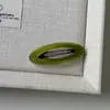 Grampo de Cabelo Acetato Retro Coreano Dourado com Letra Vazado Cor de Geléia Elegante Versátil para Franja Lateral