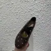 Nuevos Zapatos Planos de Ballet Coreanos Retro Otoño/Invierno con Tira Cruzada de Lana Mary Jane Cuadrados de Puntera a Lunares que Aumentan la Altura