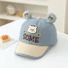 2026 Nuevo Estilo Gorra de Béisbol para Bebé Oso Osito Estilo Urbano Gorra Infantil Sombrero de Sol de Verano Exportación