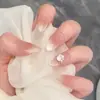 Unhas de Primavera e Verão Senso Avançado Livro Vermelho Pequeno Explosões Adesivo de Unha Amor Strass Spice Girl Usar Adesivo de Unha Postiça