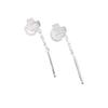 Pendientes de Hilo para Oreja con Nudo Ruyi de Aguja de Plata 925 y Borla, Estilo Popular Nuevo 2026 para Mujer, Lujo Ligero, Pendientes Únicos de Nicho