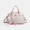 Bolso pequeño encantador y lindo 2026 Boston bolso cruzado lindo de lujo ligero bolso nuevo de nicho estampado para mujer